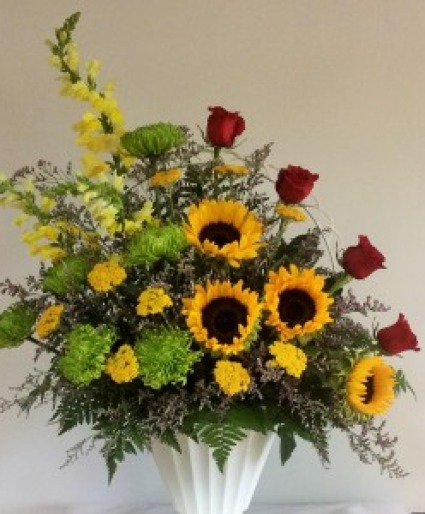 Cheery Sunflower Goodbye Sympathy
