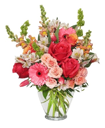 Cherish Spring Vase of Flowers in Albany, NY | Ambiance Florals & Events