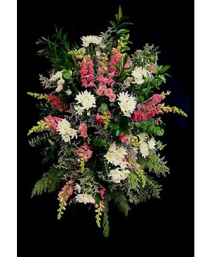 Cherished Memories Pink and White Design