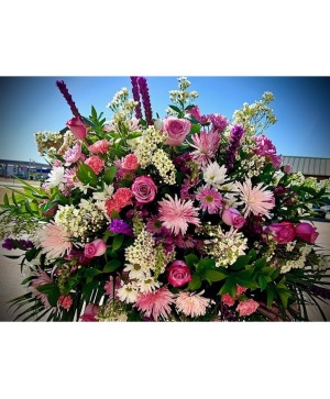  Cherished Memories Purple, White and Pink Design