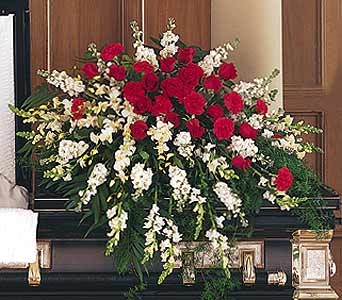 Cherished Moments Casket Spray