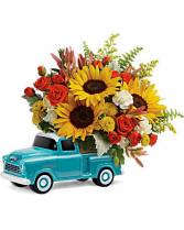 Chev Pickup Arrangement  Baby Boy Or Baby Girl Flowers Can Be Done In Any Colour