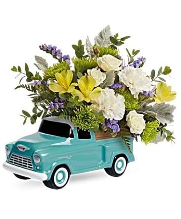 Chevy Trucking Blossoms Bouquet  in Hot Springs, AR | Lake Hamilton Flowers & Gifts