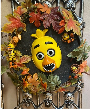 chica 5nites at freedys 1 only wall hanger made in store 