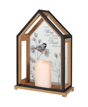 Chickadee Open Lantern LED w/ Timer 