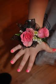 Child Rose Wrist Corsage  5 year old