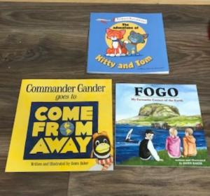 FP22 fogo; adventures of kitty & tom; come from away; childrens nl books