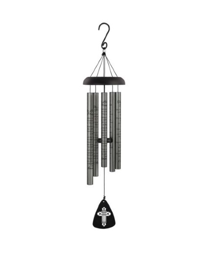 Chime 30" Sonnet Charcoal - Lord's Prayer Wind Chime