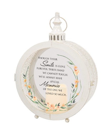 Lantern- "Special Memories" 57728 Sympathy/Lantern
