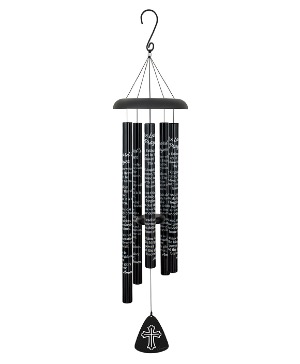 Chimes 44" Black Sonnet Lord's Prayer Chimes