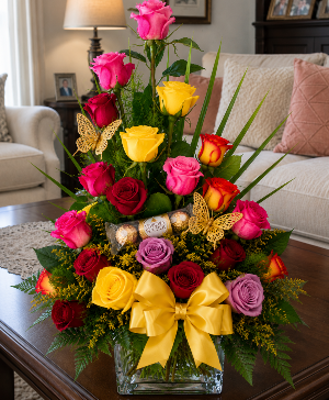 Chocolate, Butterflies & Cheer Call Us for Faster Service & Daily Specials: (915) 303-8500 Text Us to Order Anytime: (915) 505-3708 Your trusted source for Flowers & Delivery in El Paso TX 