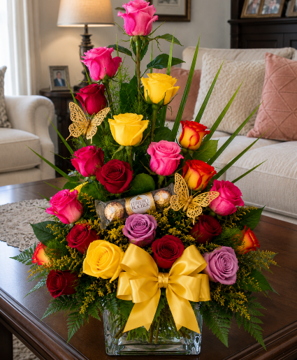 Chocolate, Butterflies & Cheer Call Us for Faster Service & Daily Specials: (915) 303-8500 Text Us to Order Anytime: (915) 505-3708 Your trusted source for Flowers & Delivery in El Paso TX 