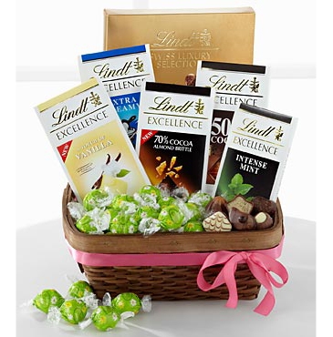 Basket of Chocolates $75.95, $85.95, $100.95