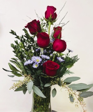 Choice of color rose arrangement  Vase arrangement 