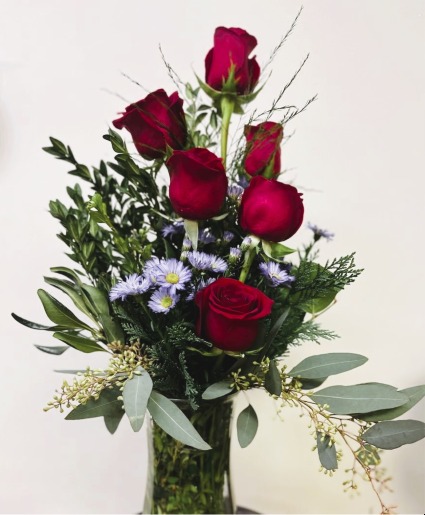 Choice of color rose arrangement  Vase arrangement 