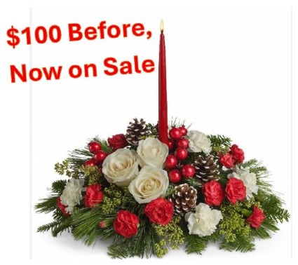 Christmas Aglow Centerpiece  