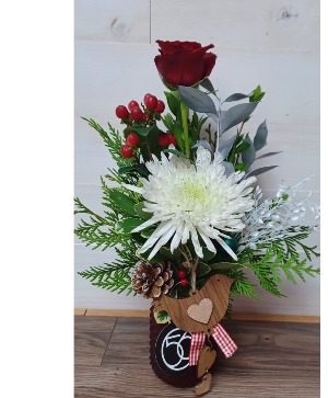 Christmas Romantic  Fresh Flowers