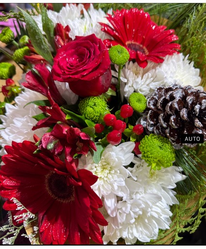 Christmas Bouquet  Wrapped bouquet 