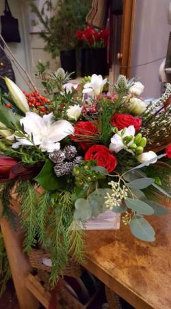 Christmas box  freeform style