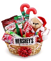 Christmas Candy Basket Food