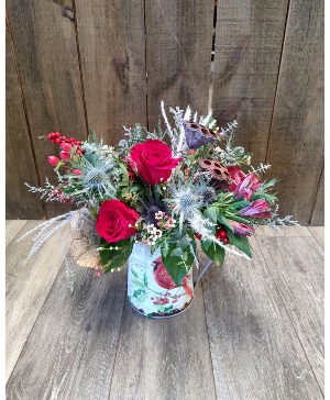 Christmas Cardinal  Arrangement