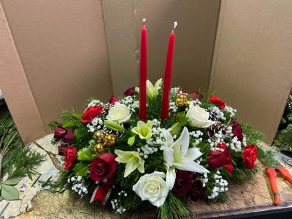 Christmas center piece Center piece