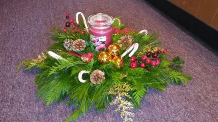Christmas center piece Center piece