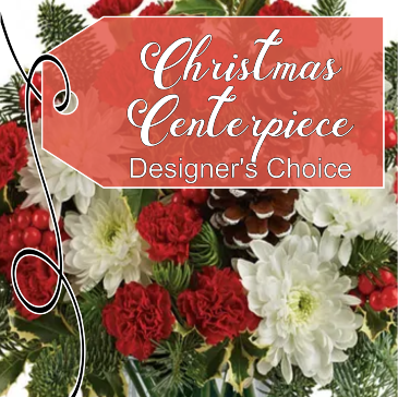 Christmas Centerpiece Designer's Choice in Sun City Center, FL | SUN CITY CENTER FLOWERS AND GIFTS