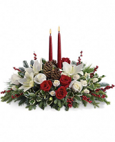 CHRISTMAS CENTERPIECE Fresh Arrangement