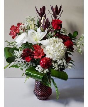 Christmas  Designer   Red and white  