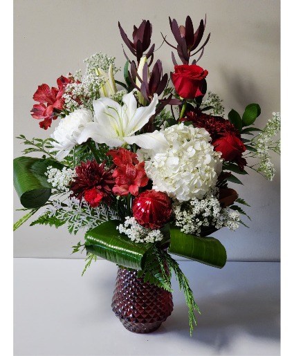 Christmas  Designer   Red and white  