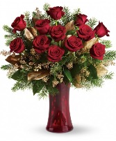 Christmas Dozen Roses Roses