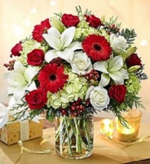 Christmas Elegance Vase