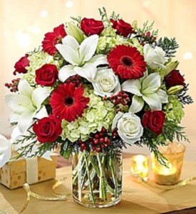 Christmas Elegance Vase