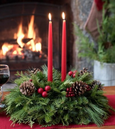Christmas Pine  Centerpiece