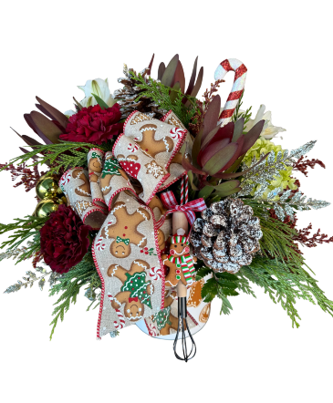 Christmas In The Kitchen Designer's Choice Arrangement in Mcminnville, OR | POSEYLAND FLORIST