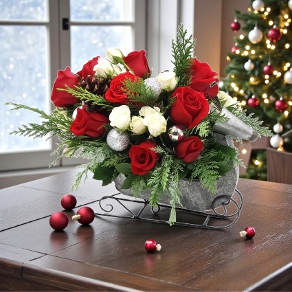 Sleigh of Hope  Christmas arrangement #04-2025