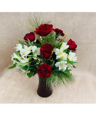  Frosty Fire Fresh Vase Arrangement in Coleman, WI | COLEMAN FLORAL & GREENHOUSES