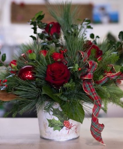 Christmas Luster Tin
