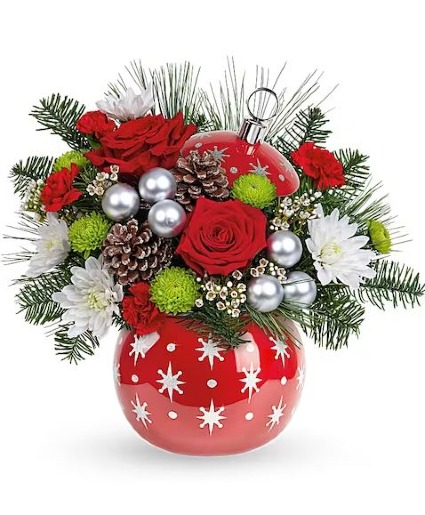 Christmas ornament bouquet 