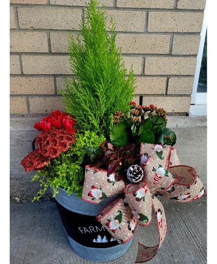 Christmas planter  