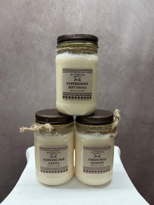 Christmas Scented Soy Candles - $35 each Gift Item