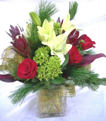 Christmas Spirit Vase