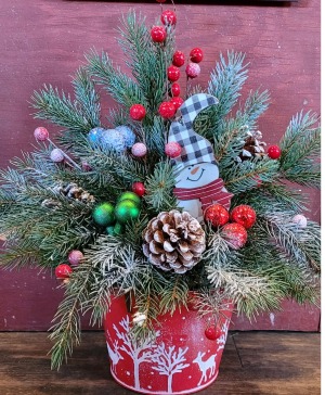 Christmas Tree Joy centerpiece