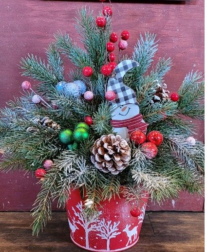 Christmas Tree Joy centerpiece