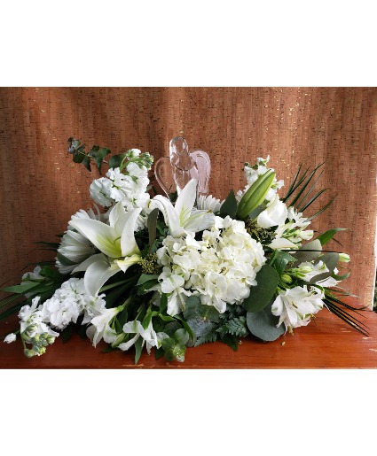 CRYSTAL ANGEL FLOWER ARRANGEMENT