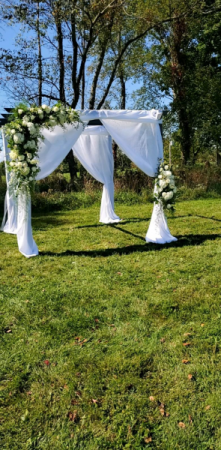 Chuppa Ceremony Setup
