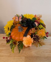 Cinderella’s Rustic Midnight-- local mesa flowers 