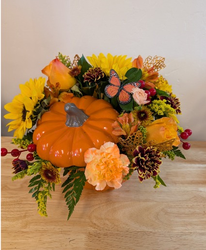 Cinderella’s Rustic Midnight-- local mesa flowers 