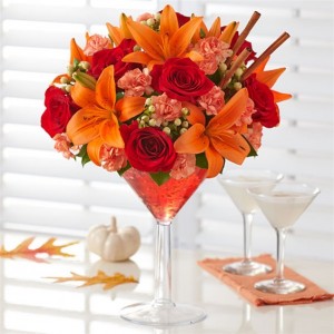 Cinnamon Martini  Fall Flowers